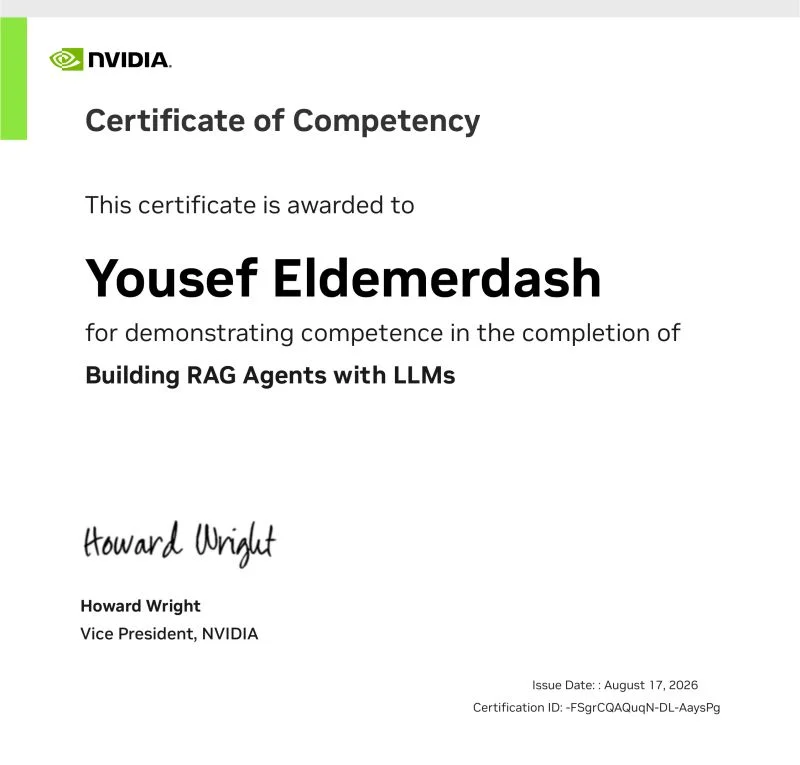 Certified by NVIDIA: What I Learned Building Production RAG Agents with LLMs 🎓 event photo 4